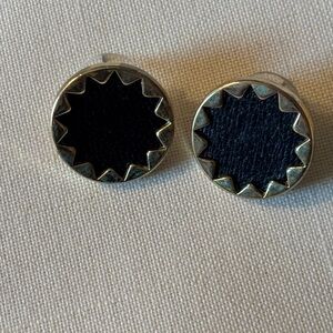 House of Harlow 1960 Black and Gold Earrings